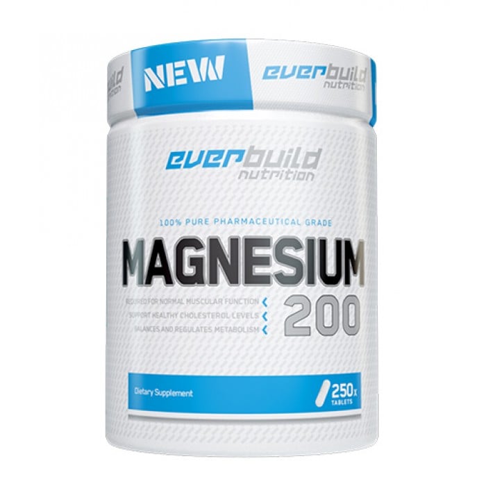 EVERBUILD Magnesium Citrate 200mg / 250 Tabs.